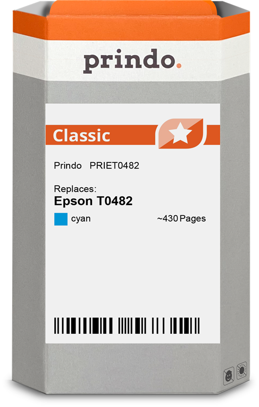 Prindo Classic Cyan Druckerpatrone PRIET0482