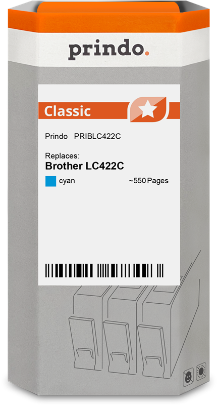 Prindo Classic Cyan Druckerpatrone PRIBLC422C
