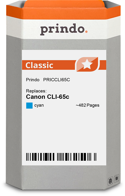 Prindo Classic Cyan Druckerpatrone PRICCLI65C