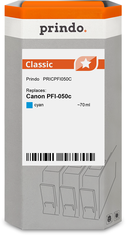 Prindo Classic Cyan Druckerpatrone PRICPFI050C