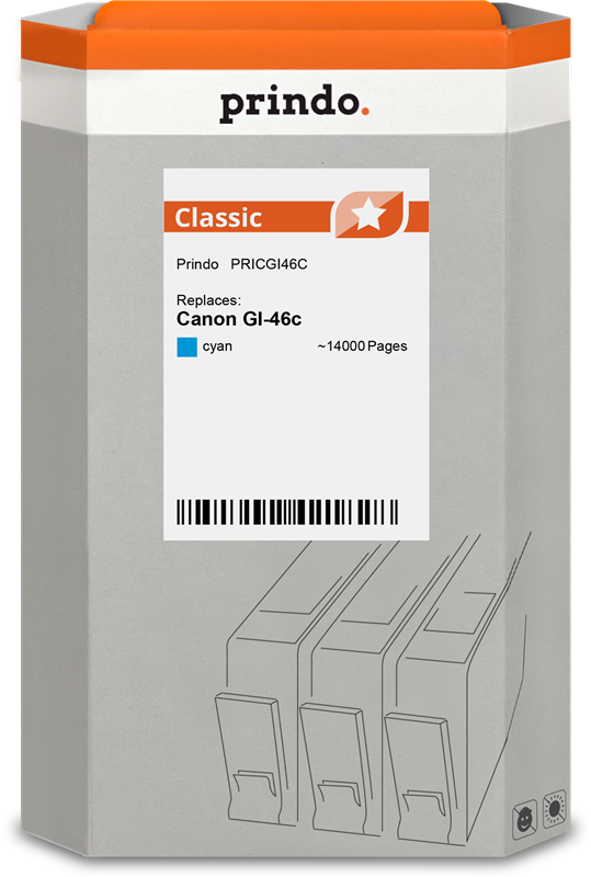 Prindo Classic Cyan Druckerpatrone PRICGI46C