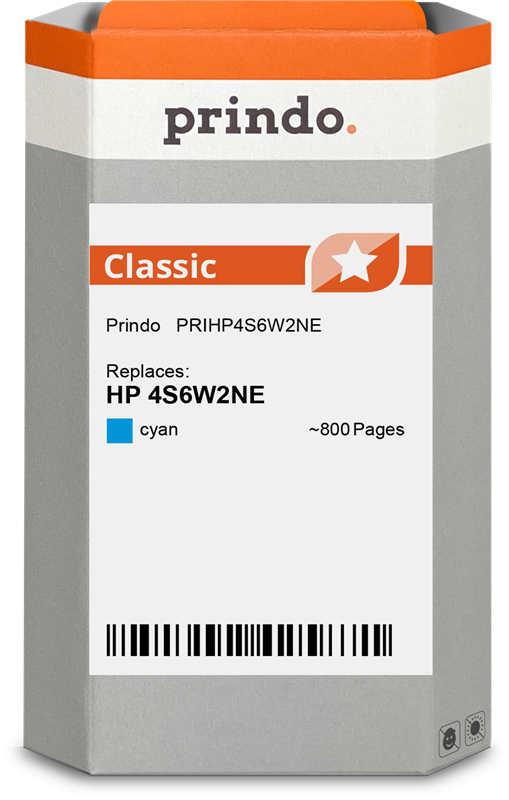 Prindo Classic Cyan Druckerpatrone PRIHP4S6W2NE