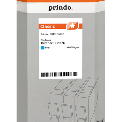 Prindo Classic Cyan Druckerpatrone PRIBLC527C