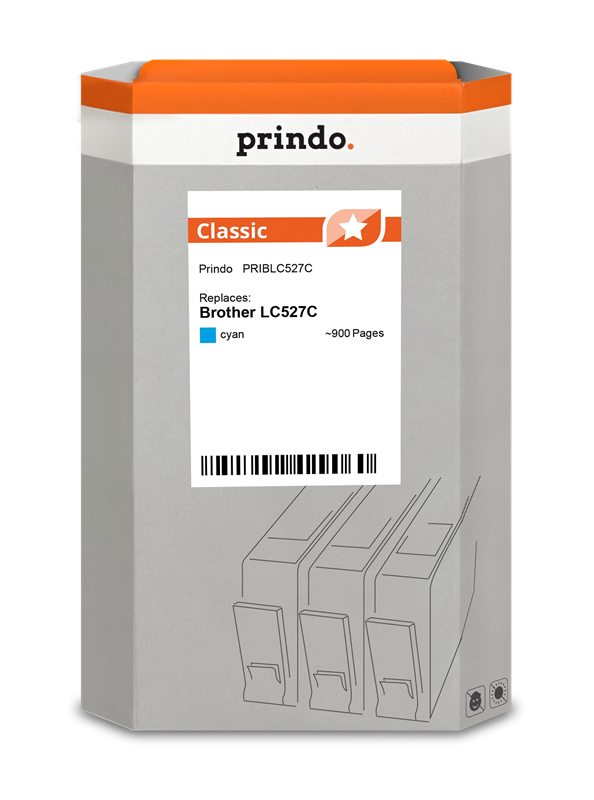 Prindo Classic Cyan Druckerpatrone PRIBLC527C