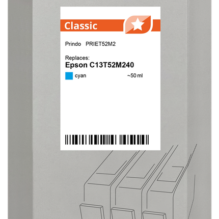 Prindo Classic Cyan Druckerpatrone PRIET52M2