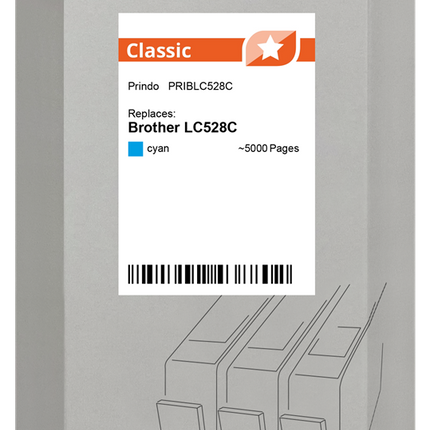 Prindo Classic Cyan Druckerpatrone