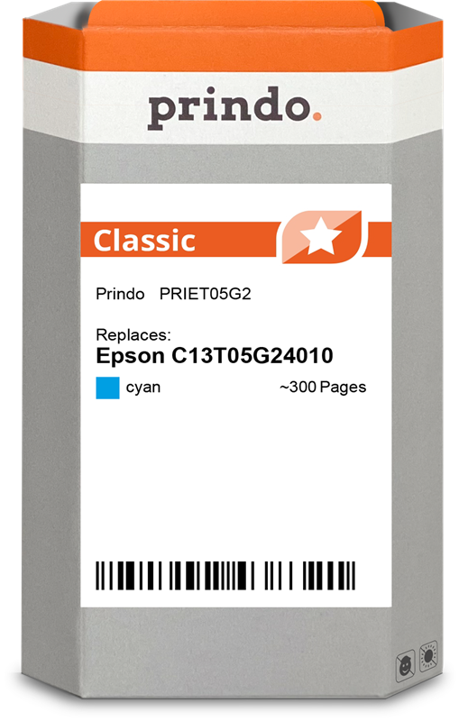 Prindo Classic Cyan Druckerpatrone PRIET05G2