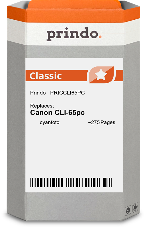 Prindo Classic Cyan (Foto) Druckerpatrone PRICCLI65PC