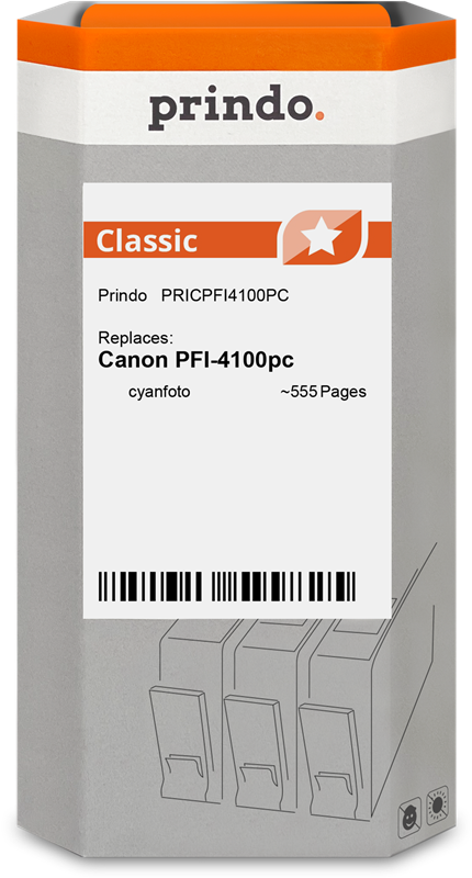 Prindo Classic Cyan (Foto) Druckerpatrone PRICPFI4100PC