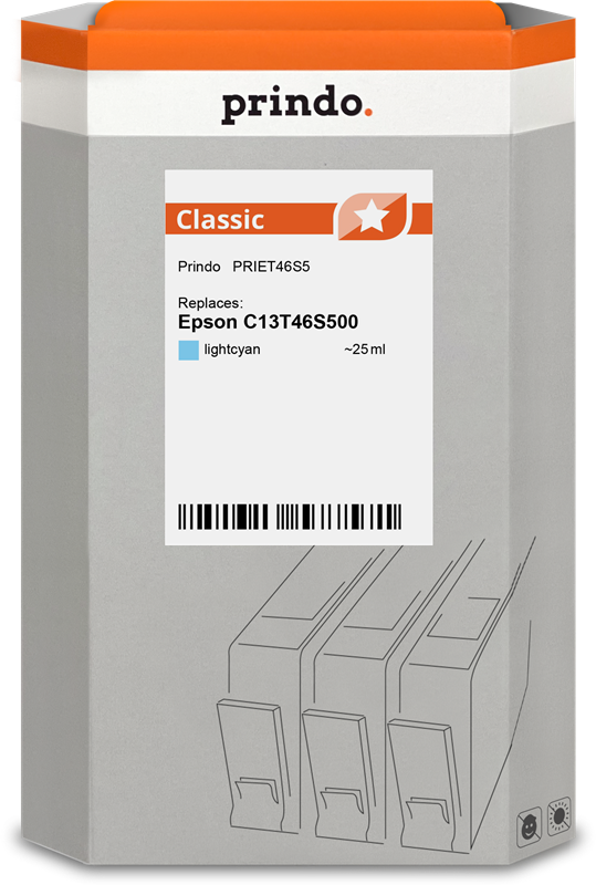 Prindo Classic Cyan (hell) Druckerpatrone PRIET46S5