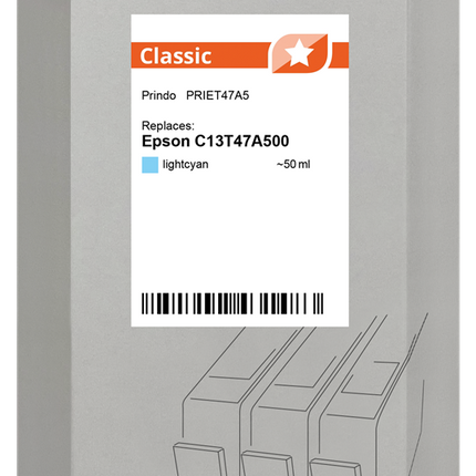 Prindo Classic Cyan (hell) Druckerpatrone PRIET47A5