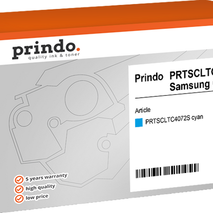 Prindo Classic Cyan Toner PRTSCLTC4072S