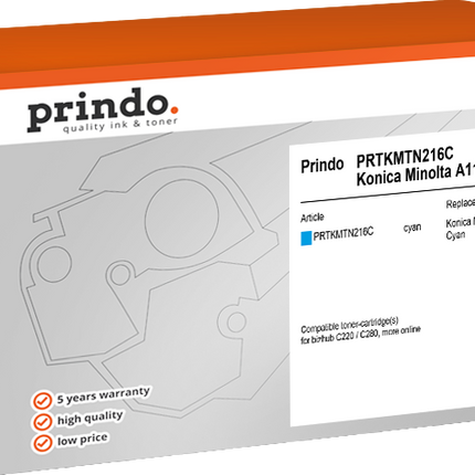 Prindo Classic Cyan Toner