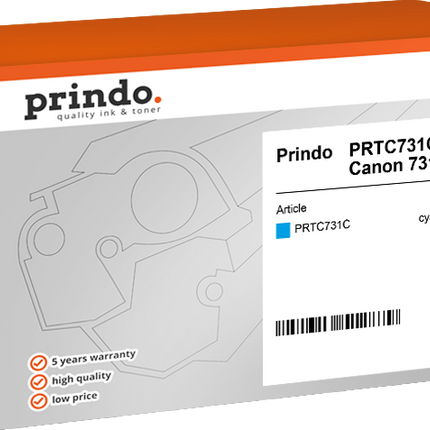 Prindo Classic Cyan Toner PRTC731C