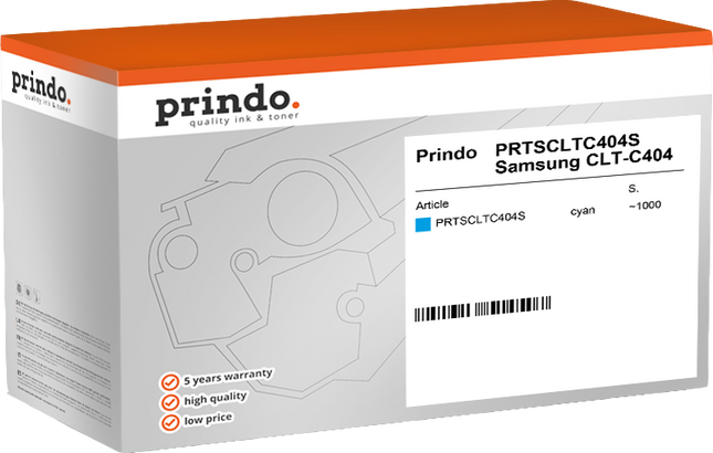 Prindo Classic Cyan Toner PRTSCLTC404S