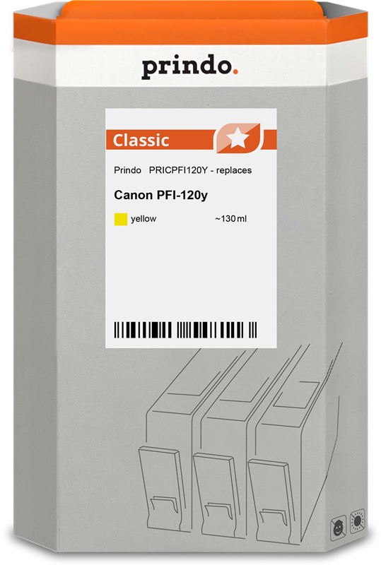 Prindo Classic Gelb Druckerpatrone PRICPFI120Y