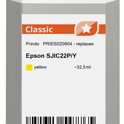 Prindo Classic Gelb Druckerpatrone PRIES020604