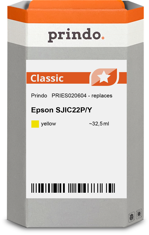 Prindo Classic Gelb Druckerpatrone PRIES020604