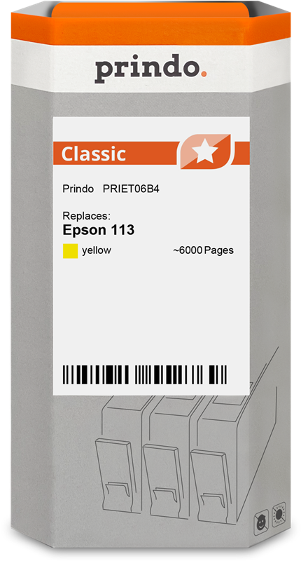 Prindo Classic Gelb Druckerpatrone PRIET06B4