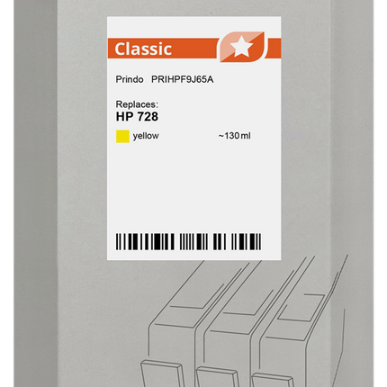 Prindo Classic Gelb Druckerpatrone PRIHPF9J65A