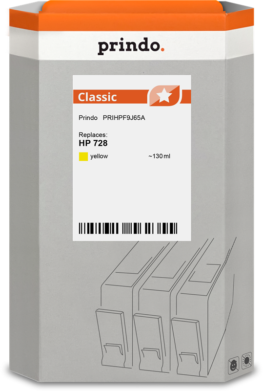 Prindo Classic Gelb Druckerpatrone PRIHPF9J65A
