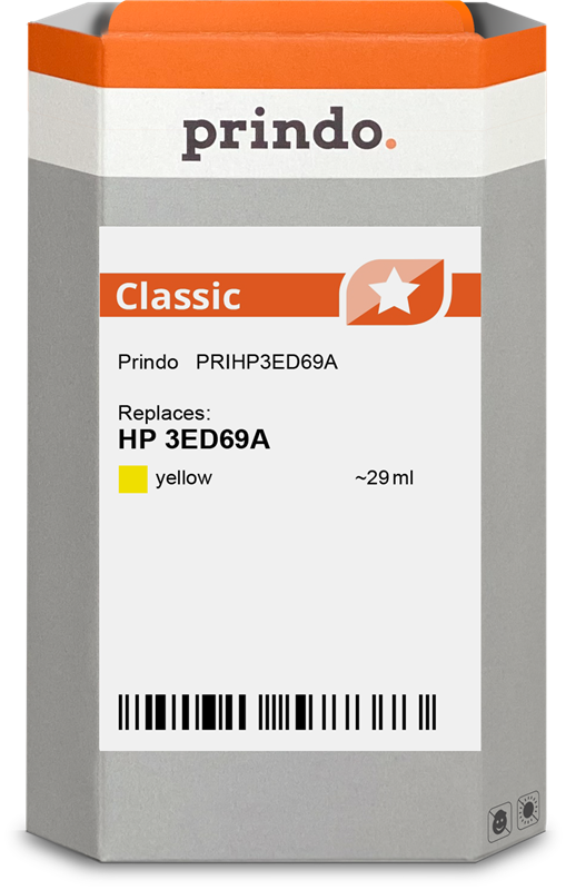 Prindo Classic Gelb Druckerpatrone PRIHP3ED69A