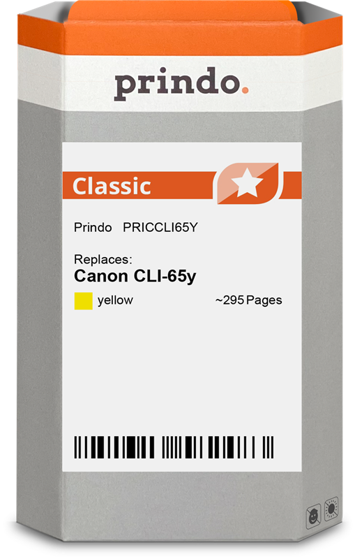 Prindo Classic Gelb Druckerpatrone PRICCLI65Y