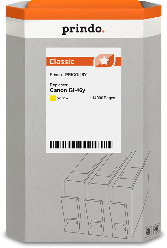 Prindo Classic Gelb Druckerpatrone PRICGI46Y