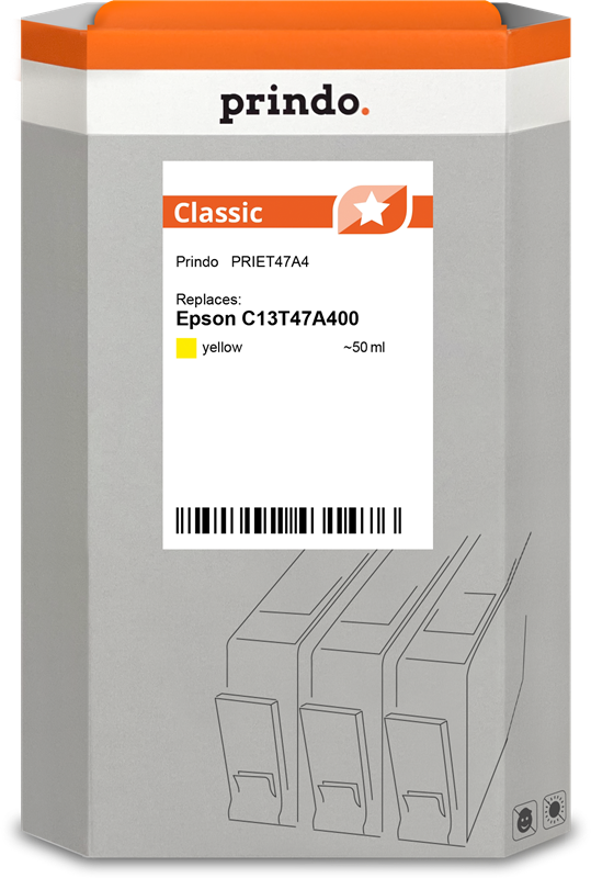 Prindo Classic Gelb Druckerpatrone PRIET47A4