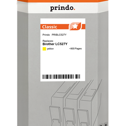 Prindo Classic Gelb Druckerpatrone PRIBLC527Y