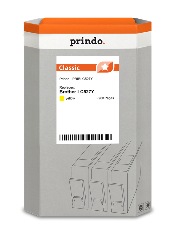 Prindo Classic Gelb Druckerpatrone PRIBLC527Y