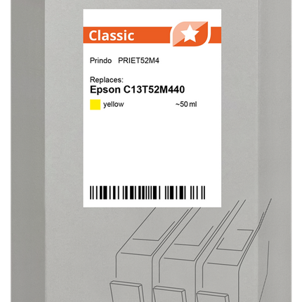 Prindo Classic Gelb Druckerpatrone PRIET52M4