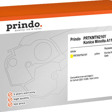 Prindo Classic Gelb Toner
