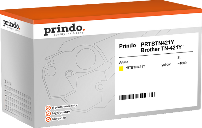 Prindo Classic Gelb Toner PRTBTN421Y