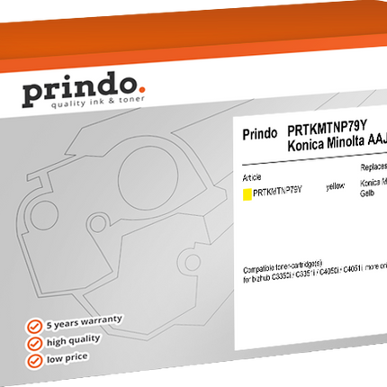 Prindo Classic Gelb Toner PRTKMTNP79Y