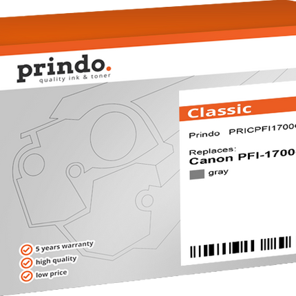 Prindo Classic Grau Druckerpatrone