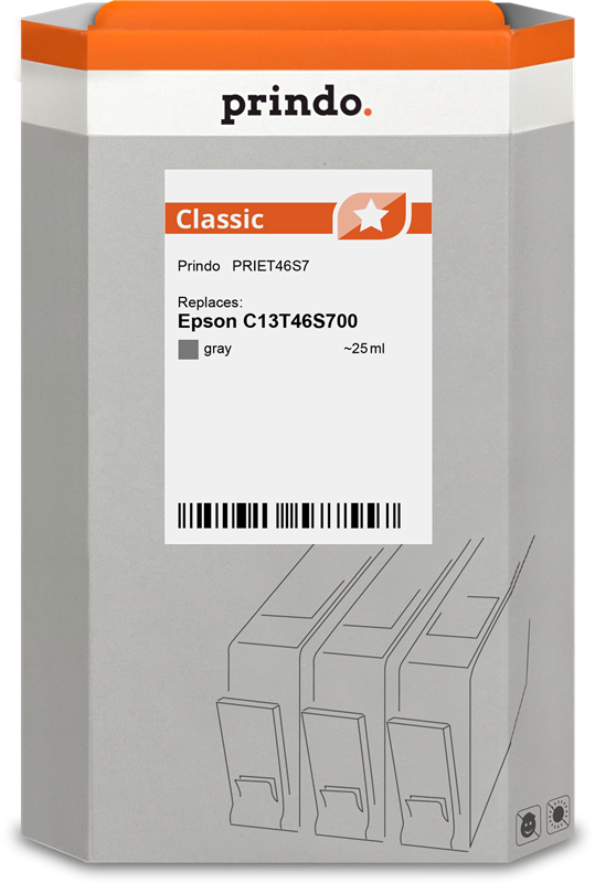 Prindo Classic Grau Druckerpatrone PRIET46S7