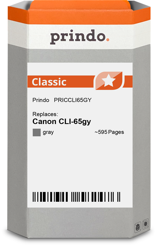Prindo Classic Grau Druckerpatrone PRICCLI65GY