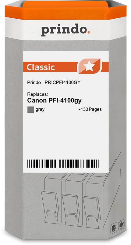 Prindo Classic Grau Druckerpatrone PRICPFI4100GY