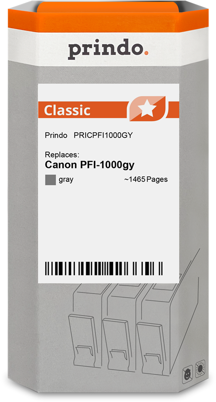Prindo Classic Grau Druckerpatrone PRICPFI1000GY