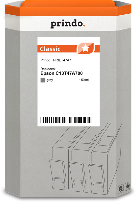 Prindo Classic Grau Druckerpatrone PRIET47A7