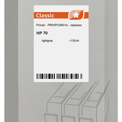 Prindo Classic Grau (hell) Druckerpatrone PRIHPC9451A