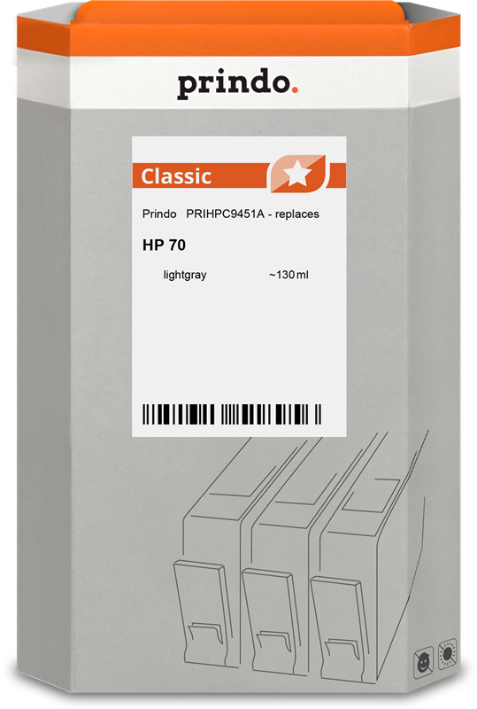 Prindo Classic Grau (hell) Druckerpatrone PRIHPC9451A