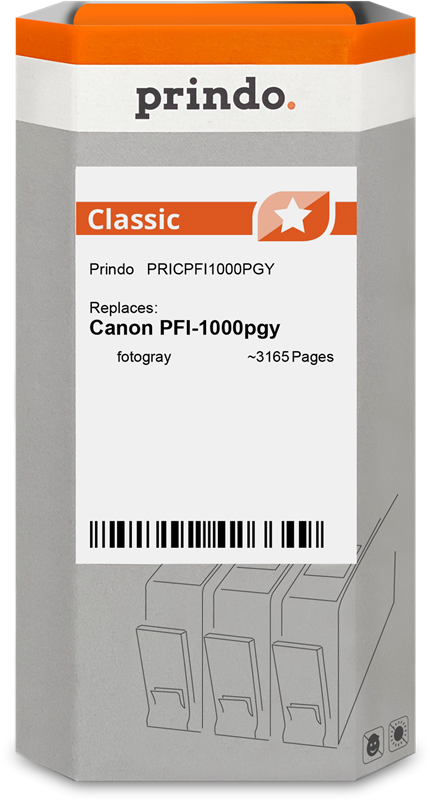 Prindo Classic Graufoto Druckerpatrone PRICPFI1000PGY