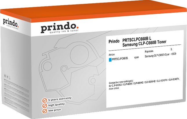 Prindo Classic L Cyan Toner PRTSCLPC660B