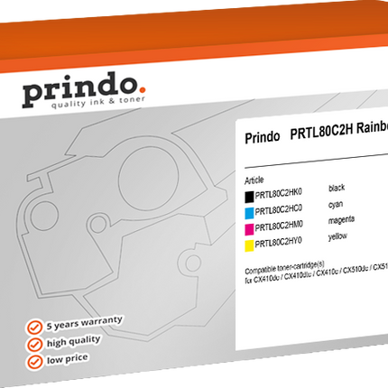 Prindo Classic L Multipack Schwarz / Cyan / Magenta / Gelb