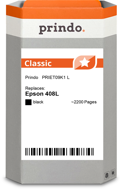Prindo Classic L Schwarz Druckerpatrone PRIET09K1