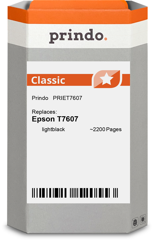 Prindo Classic lightblack Druckerpatrone PRIET7607