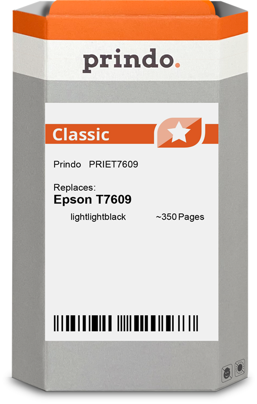 Prindo Classic lightlightblack Druckerpatrone PRIET7609