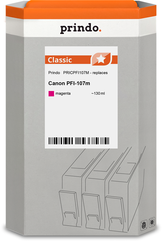 Prindo Classic Magenta Druckerpatrone PRICPFI107M